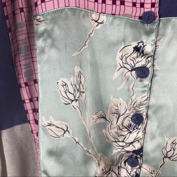 Anthropologie Guinevere patchwork cardigan sweater XS - Picture 6 of 8